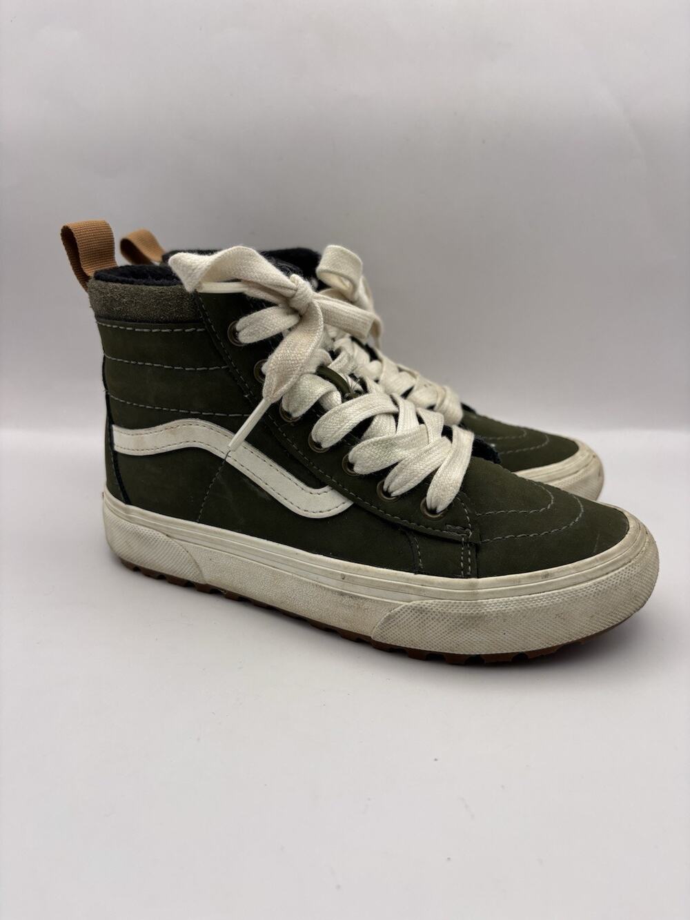 Vans Sk8 Grape Leaf Nubuck High Top Kids Sneakers Size 1.5